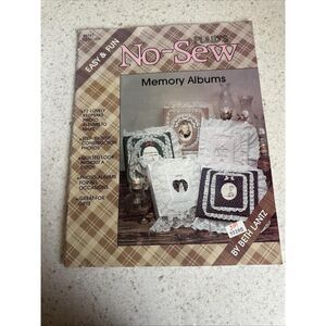 Vtg 1986 No-Sew Memory Albums